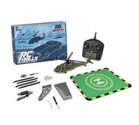 Thinkizen UH-60L Black Hawk RC Helicopter, K170 Airplane, 2.4G 4CH Flybarless elicottero militare RC Aircraft con LED, mantenimento dell'altitudine e giroscopio a 6 assi, regalo aereo per adulti, RTF