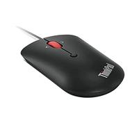 Lenovo Mouse 4Y51D20850 Ambidestro Compatto USB-C Ottico 2400 DPI Nero