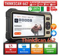 ThinkScan 662 OBD2 Scanner Auto diagnostico 4 Sistema ABS/SRS/ECM/TCM 12+Servi