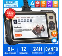 ThinkScan 662 OBD2 Scanner diagnostico ABS SRS Lettore di codici motore 12+Servi