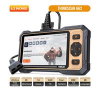 ThinkScan 662 OBD2 Scanner diagnostico ABS SRS Lettore di codici motore 12+Servi