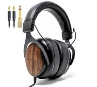 thinksound ov21 - Cuffie cablate chiuse con microfono, realizzate con legno raccolto in modo sostenibile, costruite per appassionati di musica, audiofili, creatori di podcast e professionisti dello
