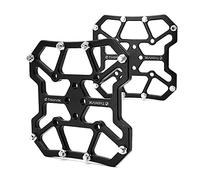 Thinvik Adattatori per Pedali - Compatibili con Shimano SPD-SL/SPD, Look Keo/Delta, Peloton - Conversione da Pedali a Sgancio a Pedali Piatti - Lega di Alluminio CNC