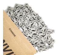 Thinvik Catena per bici a 12 velocità, per bici da strada e ghiaia e MTB per Shimano e SRAM (non per SRAM AXS) - Basic Slivery Grey - Quick Link incluso