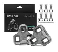 Thinvik Tacchette da Bici Grip per Look Keo Pedali Scarpe da Ciclismo con Design Antiscivolo per Bici da Corsa Grigio 0°