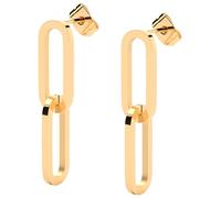 THIORA 'Island Links' Set di catene a maglie in acciaio inox | collana bracciale orecchini da donna | set gioielli | oro argento rosa, Acciaio inossidabile