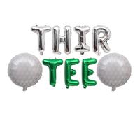 Thir Tee - Striscione per 30° compleanno con palloncino da golf (Thir Tee)
