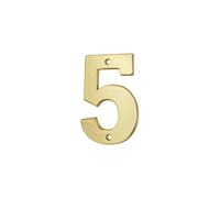 THIRARD 00967195 - Numero 5 x 51 mm da avvitare - Placca da parete con segnaletica - numero 5 - Accessori/attrezzature - Per uso interno ed esterno