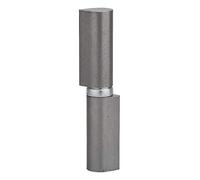 THIRARD - Cerniera per Porta d'Ingresso e Interna da Saldare - Acciaio Zincato - Cuscinetto a Sfere - Fissaggio Facile - Uso Pratico - Design Elegante - H.120 mm - Grigio