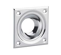 Borchia per cilindro tondo, Ø23mm, ottone cromato - THIRARD