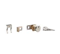 THIRARD - Serratura Batteuse filettata a scatto - Cassetta delle lettere - Spessore massimo 23 mm - Corpo ottone - Meccanismo a Perni - Apertura per chiave - 2 chiavi in acciaio nichelato - Grigio