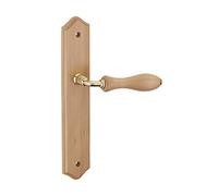 THIRARD - Set di Maniglie per Porta Interna Themis - Legno Grezzo - Design Estetico - Uso Pratico - Interasse 195 mm - Quadrato 7 mm - Installazione Facile - Marrone