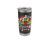 Third Grade Dream Team Back to School 3rd Grade Teacher Kids Bicchiere termico in acciaio inox doppia parete