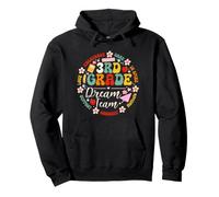 Third Grade Dream Team Back to School 3rd Grade Teacher Kids Felpa con Cappuccio