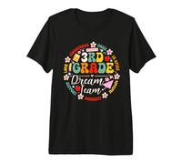 Third Grade Dream Team Back to School 3rd Grade Teacher Kids Maglietta Premium