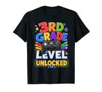 Third Grade Gamer Controller Pencil Back To School Student Maglietta