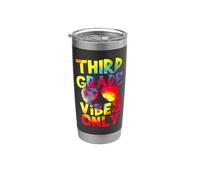 Third Grade Vibes Back To School Teacher Student Tie Dye Bicchiere termico in acciaio inox doppia parete