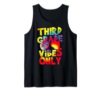 Third Grade Vibes Back To School Teacher Student Tie Dye Canotta