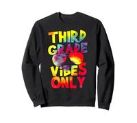 Third Grade Vibes Back To School Teacher Student Tie Dye Felpa