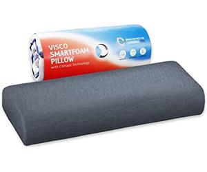 Third of Life Cuscino alto in Memory Foam I Ergonomico con schiuma viscoelastica e fodera climatica I Cuscino per chi dorme sul fianco e sulla schiena I adatta a federa 40 x 80 cm