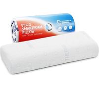 Third of Life Cuscino Alto in Memory Foam | Posizione supina, sul Fianco e semifetale | Guanciale Ortopedico Traspirante, antiacaro, termoregolatore | Federa 40x80 cm | Regolabile in Altezza (9+2cm)