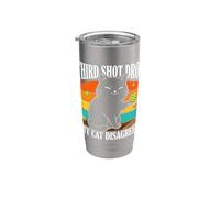 Third Shot Drop My Cat non è d'accordo Pickleball Bicchiere termico in acciaio inox doppia parete