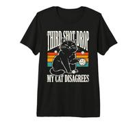 Third Shot Drop My Cat Non è d'accordo Pickleball Maglietta Premium