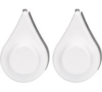 THIRDREALITY Zigbee Water Leak Sensor with Dripping Detection 2 Pack, 120 dB Alarm, App Notifications Enabled When Work with Home Assistant and Compatible Zigbee HUB, Batteries Included