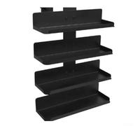Thirsti - Organizer in metallo compatibile con 20 gocce d'acqua aromatizzate su quattro livelli impilati lateralmente, con sicurezza sui bordi