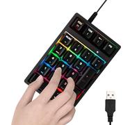 Thirteen Digital Key Station - Cavo Plug Play, accessorio numerico meccanico al tatto, hardware professionale per calcolo PC, attrezzatura di digitazione portatile sottile | Strumento di contabilità