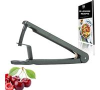 Thiru Tocciolatore di ciliegie di alta qualità, robuste lame in acciaio inox, made in Germany, con e-book con 25 ricette, non schiaccia il frutto