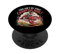This Ain't My First Crawfish Bollire! Divertente Rodeo PopSockets PopGrip Adesivo