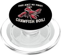 This Aint My First Crawfish Bollire Gamberi Gamberi Uomini Donne Bambini PopSockets PopGrip per MagSafe