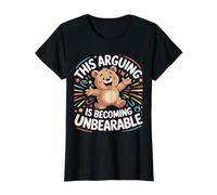 This Arguing Is Becoming Unbearable Bear Puns |- Maglietta con Stampa Grafica Economica