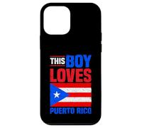 This Boy Loves Puerto Rico bandiera Custodia per iPhone 12 mini