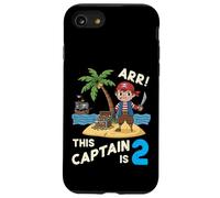 This Captain Is 2 Arr Pirate 2° compleanno per ragazzi e bambini Custodia per iPhone SE (2020) / 7/8