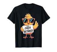 This Chick Is Retired Cute Humor Animal Retirement Fun Maglietta