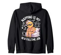 This Chick is Retired Napping New Fullt Time Job Retirement Felpa con Cappuccio