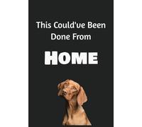 This Could've Been Done From Home: Funny Notebook For Work | 6x9 in | 110 Lined Pages | Perfect Gift for Coworkers