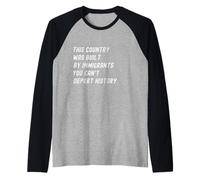 This Country Was Built By Immigrants Make America Great Maglia con Maniche Raglan