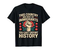 This Country Was Built By Immigrants Make America Great Maglietta