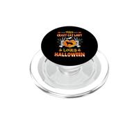 This Crazy Cat Lady Bombay Cat Loves Halloween Costume PopSockets PopGrip per MagSafe