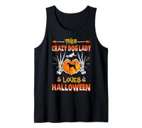 This Crazy Dog Lady American Foxhound Loves Halloween Canotta