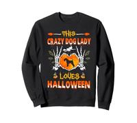 This Crazy Dog Lady Kerry Blue Terrier Loves Halloween Felpa