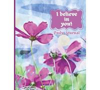 This daily journal book title is "I believe in you!". This daily journal book focus on reflection and looking back on the day. 12 months journal gives ... occasions. Perfect self - care journal book.