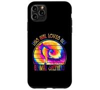 This Girl Loves Her German Shepherd Dog Tie Dye Puppy Custodia per iPhone 11 Pro Max
