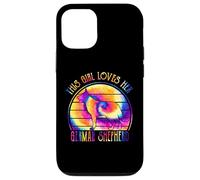 This Girl Loves Her German Shepherd Dog Tie Dye Puppy Custodia per iPhone 12/12 Pro