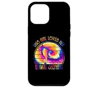 This Girl Loves Her German Shepherd Dog Tie Dye Puppy Custodia per iPhone 12 Pro Max