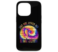 This Girl Loves Her German Shepherd Dog Tie Dye Puppy Custodia per iPhone 13 Pro