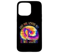 This Girl Loves Her German Shepherd Dog Tie Dye Puppy Custodia per iPhone 15 Pro Max